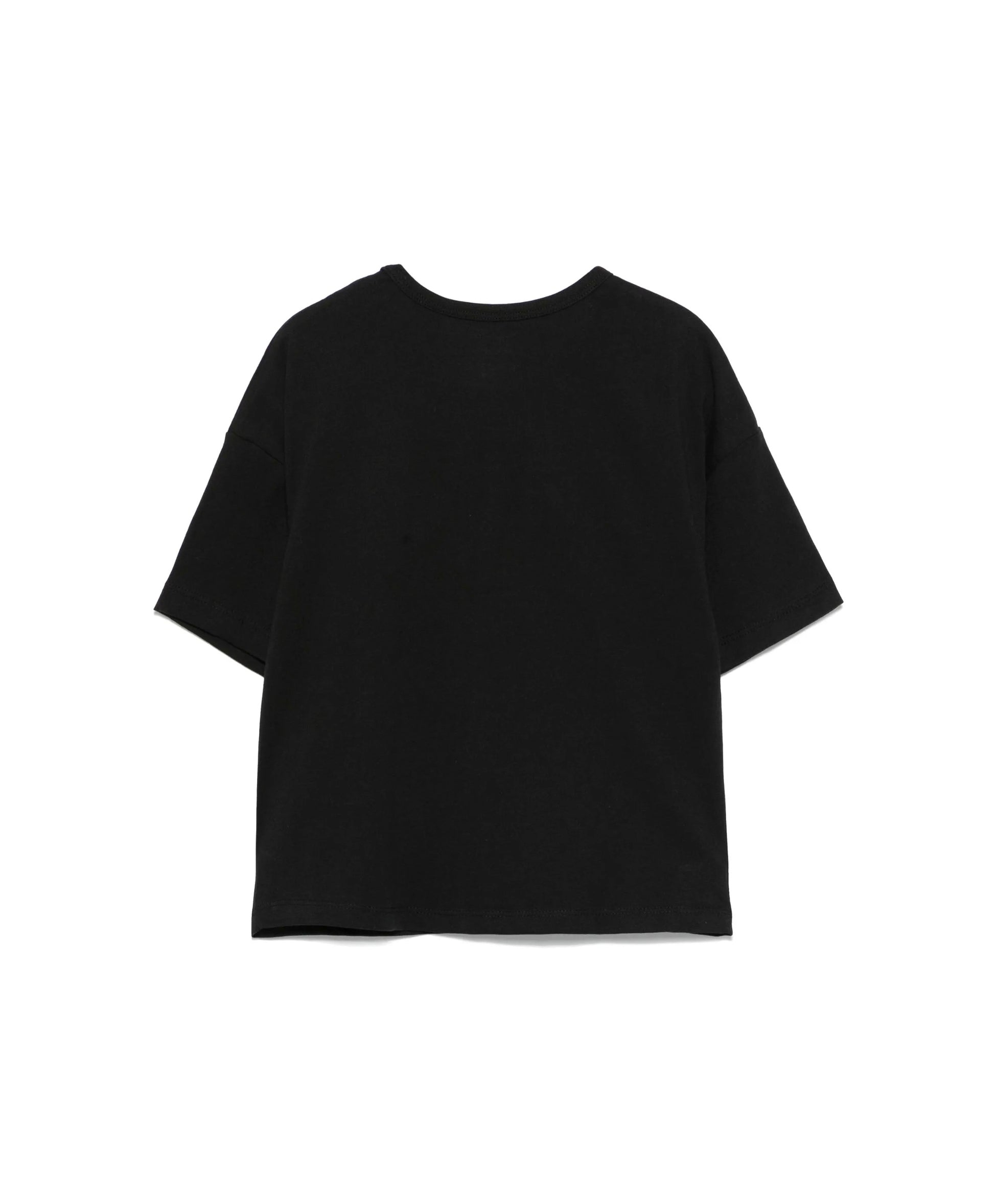 Calvin Klein Kids T-shirt Nera con CK per Bambine