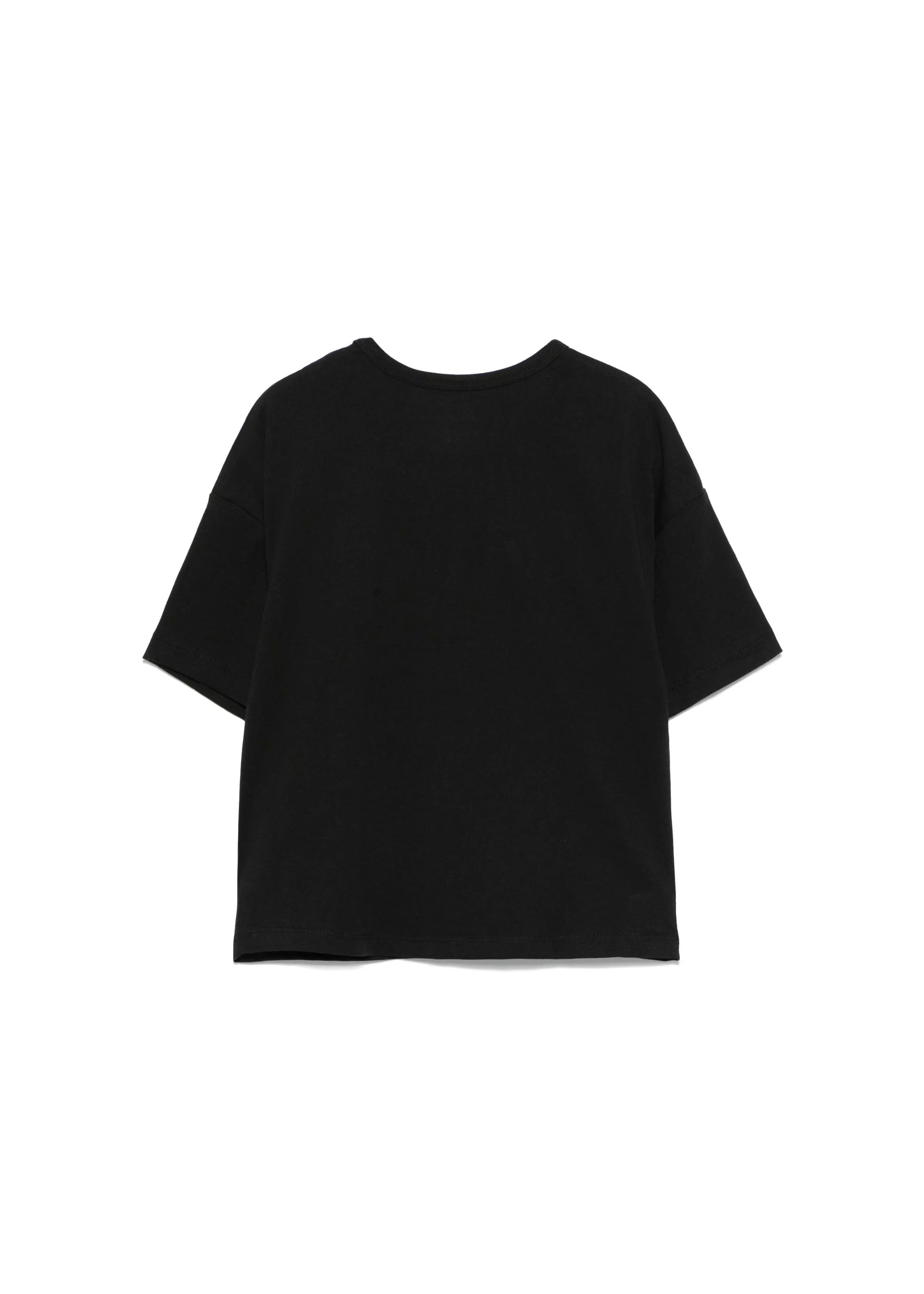 Calvin Klein Kids T-shirt Nera con CK per Bambine