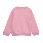 Moschino Kids Felpa Rosa con Logo Teddy Bear per Neonati