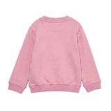 Moschino Kids Felpa Rosa con Logo Teddy Bear per Neonati