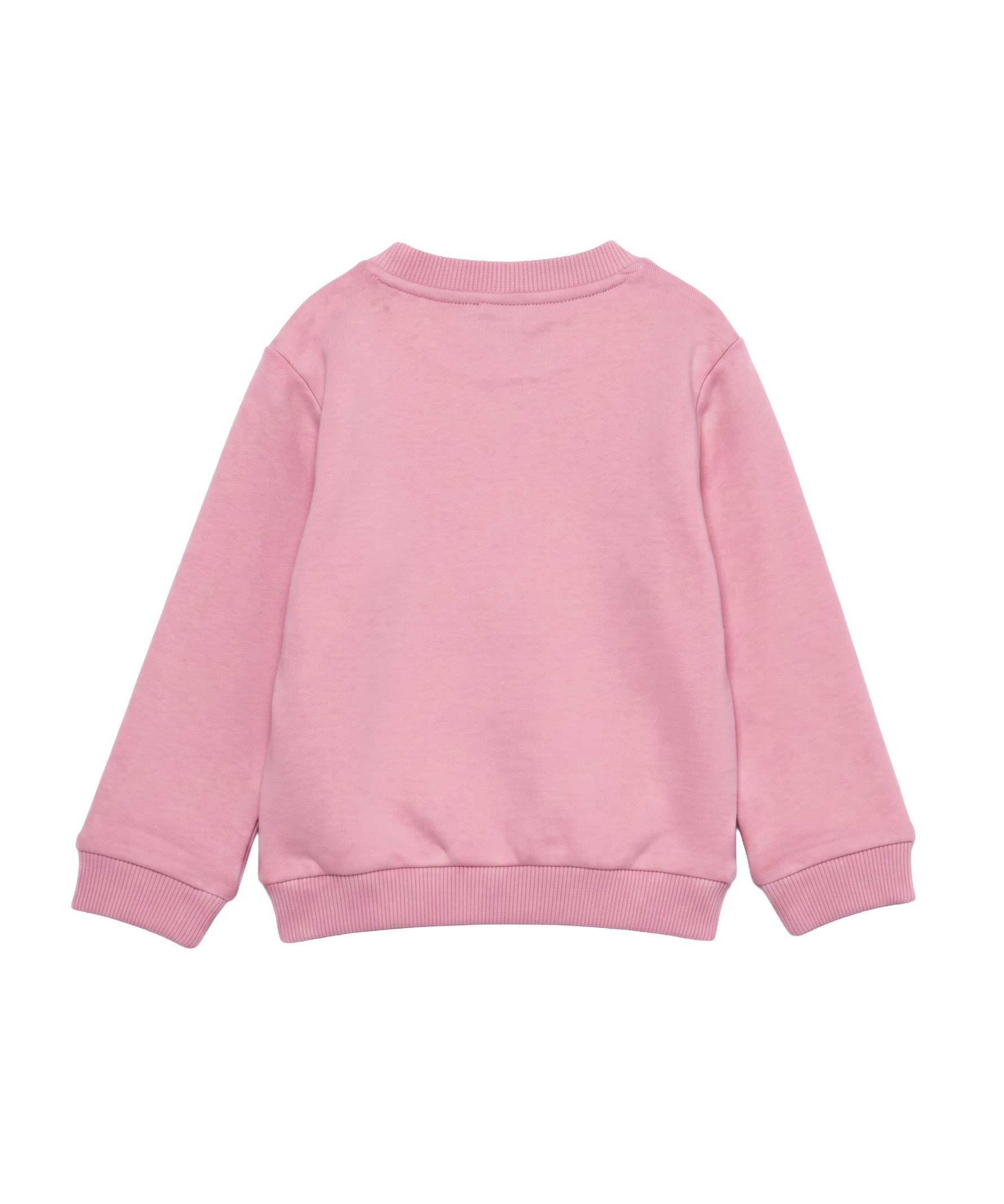 Moschino Kids Felpa Rosa con Logo Teddy Bear per Neonati
