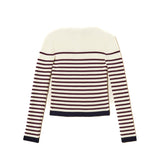 Twinset Kids Maglia a Maniche Lunghe a Righe per Bambine