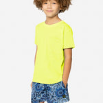 4GIVENESS T-shirt Giallo Fluo per Bambini (idnossato)