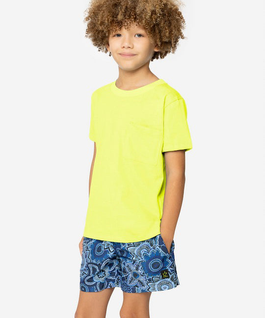 4GIVENESS T-shirt Giallo Fluo per Bambini (idnossato)