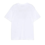 Msgm Kids T-Shirt Bianco con Stampa Nero Unisex