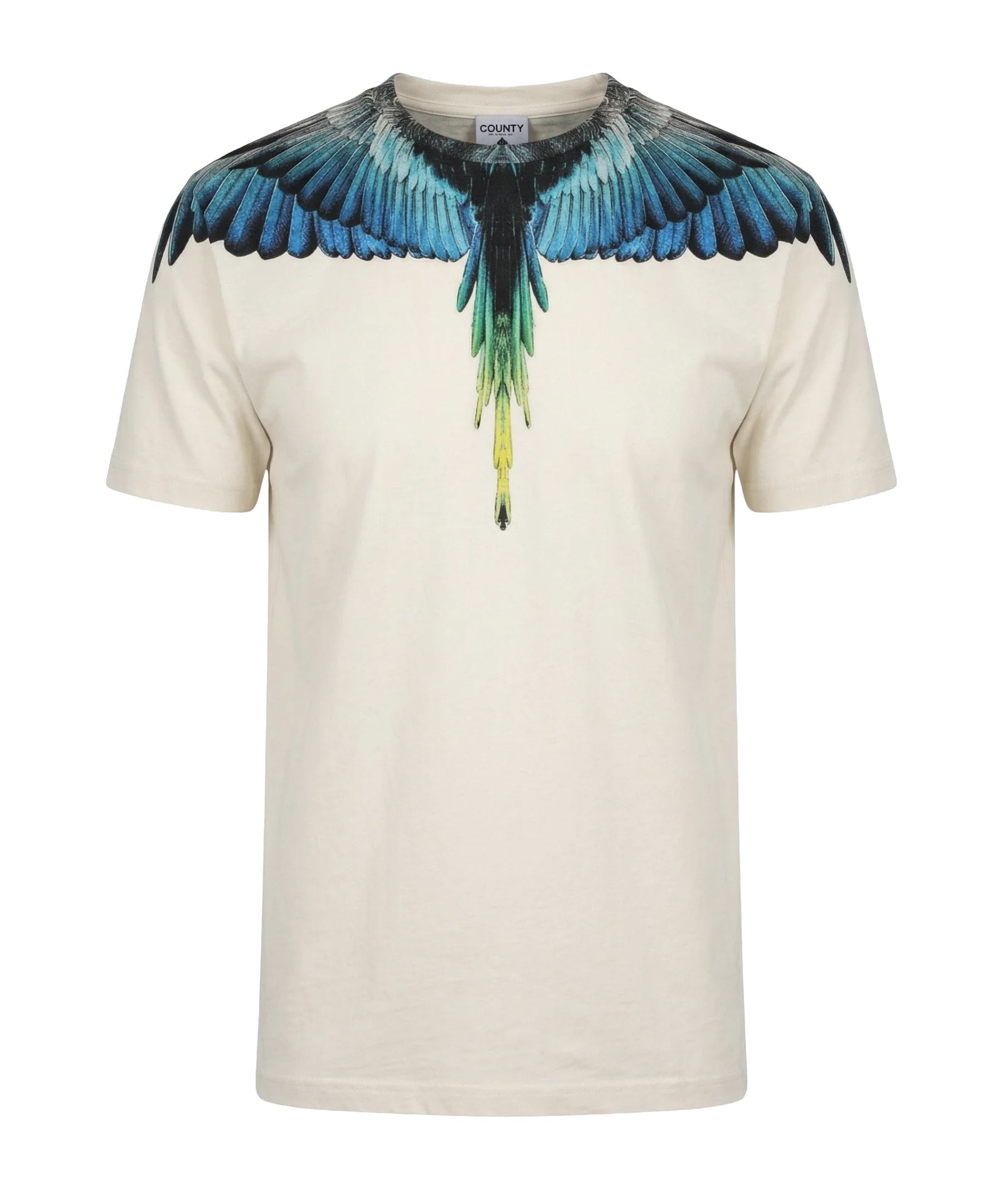Marcelo Burlon County of Milan Kids T-Shirt Cocco con Stampa per Bambini