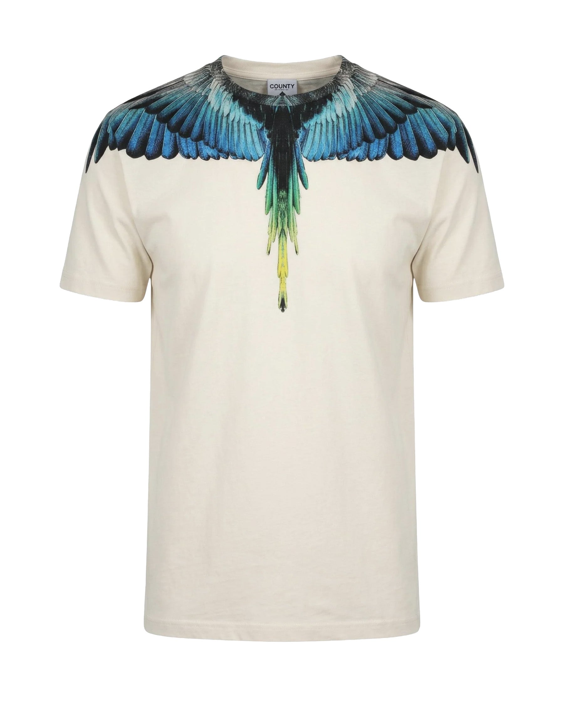 Marcelo Burlon County of Milan Kids T-Shirt Cocco con Stampa per Bambini