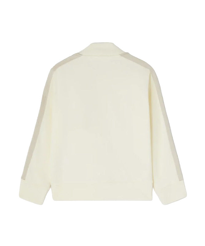 Palm Angels Kids Giacca Bianco con Logo per Bambine
