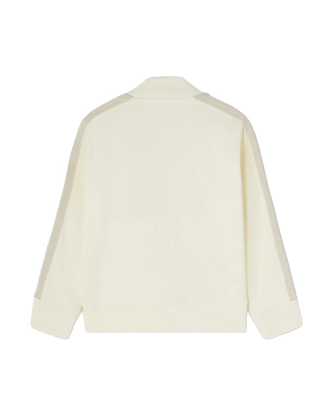 Palm Angels Kids Giacca Bianco con Logo per Bambine