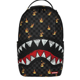 Sprayground Kids Zaino Nero Fantasia Fuoco Multicolor Unisex