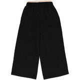 MSGM Kids Pantalone Blu Scuro con Logo in Vita per Bambine