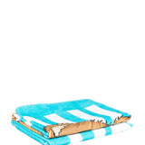 Moschino Kids Blue Beach Towel with Print