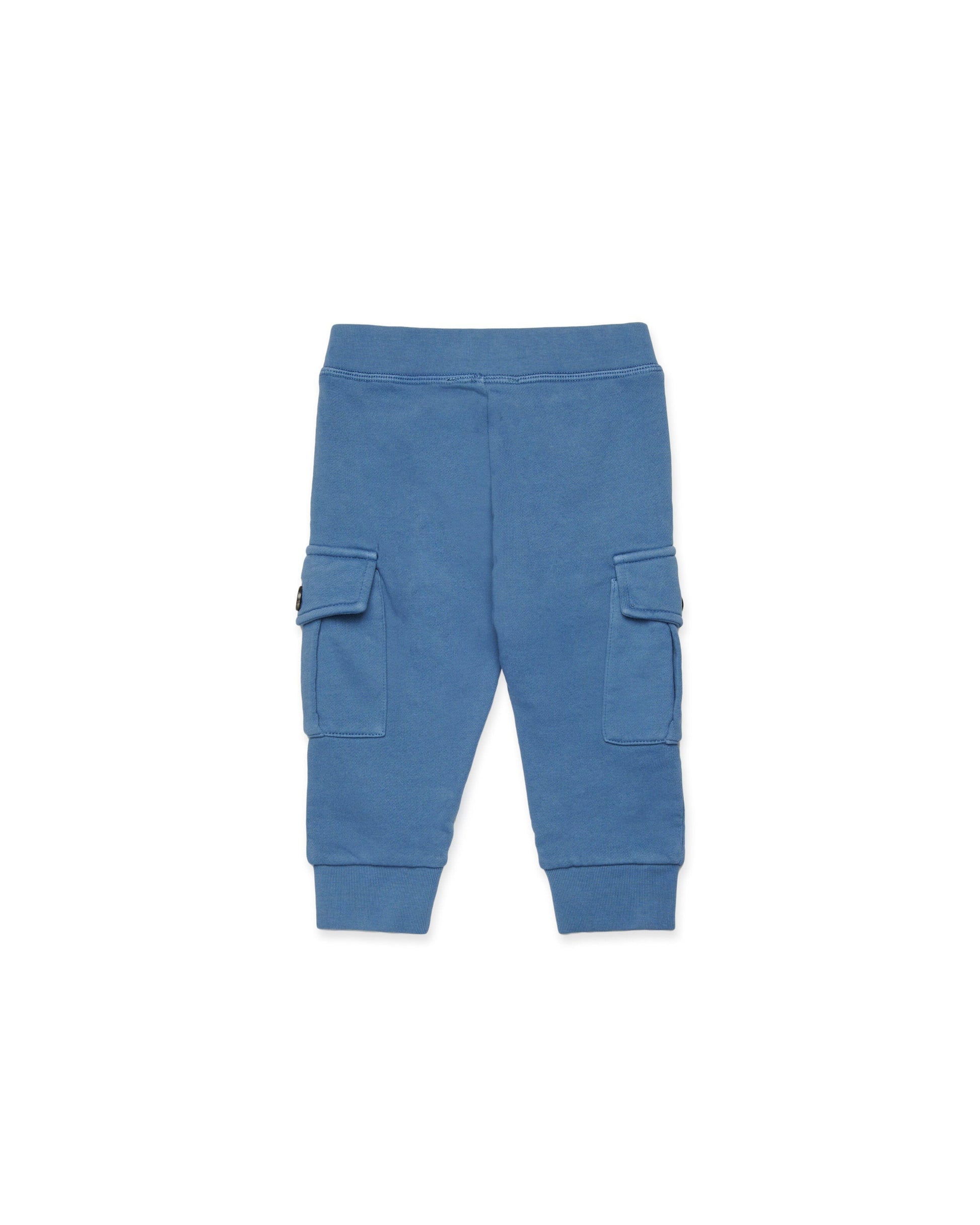 Dsquared2 Kids Pantaloni Cargo in Felpa Lavagna per Neonati