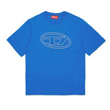 Diesel Kids Blue T-shirt with Oval D Logo for Children