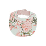 Blumarine Kids Bavetta con Fantasia Rosa Floreale per Neonate