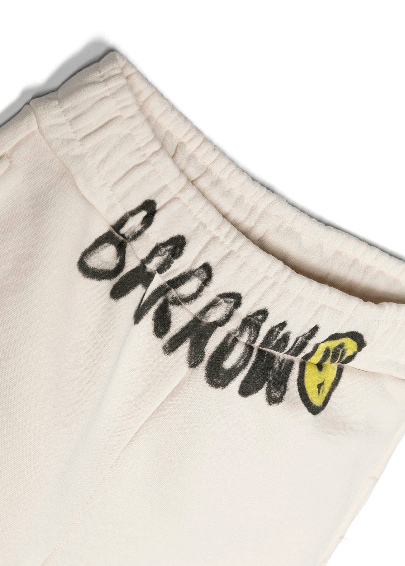 Barrow Kids Short Crema con Stampa Logo per Bambini dettaglio