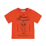 Iceberg Kids T-Shirt Zucca con Stampa per Neonati