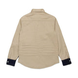 Dsquared2 Kids Camicia Beige in Gabardina per Bambini (retro)