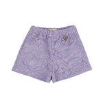 Blumarine Kids Bermuda Lilla Chiaro con Effetto Pizzo Floreale per Neonate