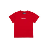 Dsquared2 Kids Red Logo T-shirt for Babies