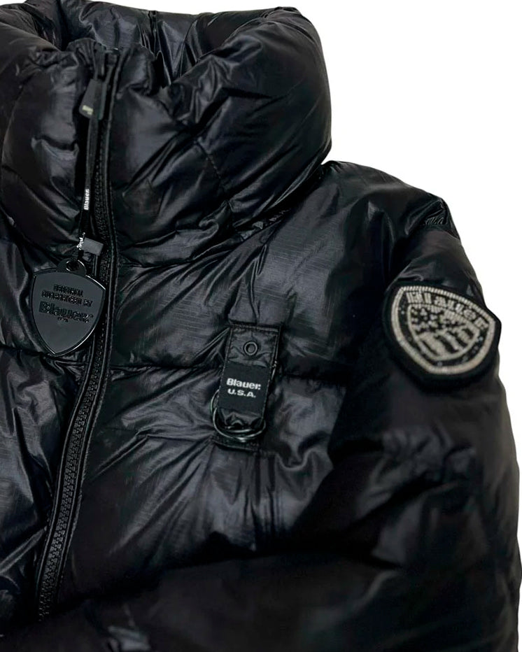 Blauer Kids Giubbino Nero con Collo Alto PINGREE JUNIOR per Bambine