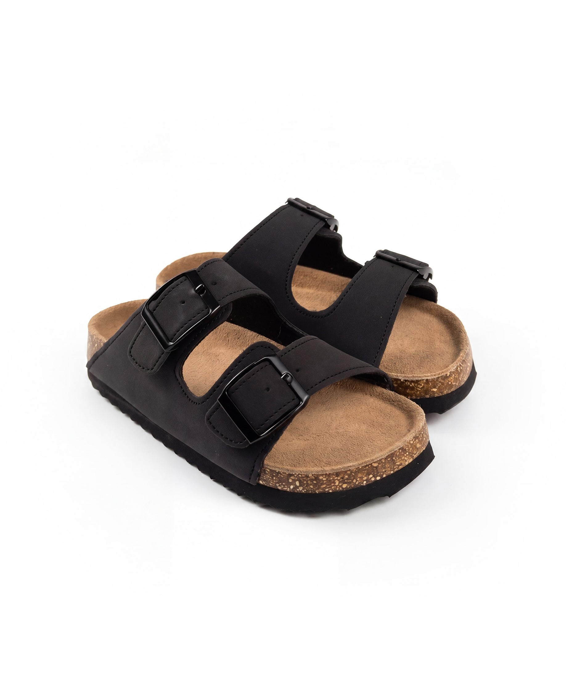 Colors of California Kids Sandalo a Doppia Fascia Nero per Bambini