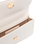 Elisabetta Franchi La Mia Bambina Borsa a Spalla Burro con Placca Logo