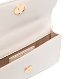 Elisabetta Franchi La Mia Bambina Borsa a Spalla Burro con Placca Logo