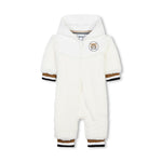 Boss Kids Pagliaccetto Bianco Sherryling con Logo Fox per Neonati