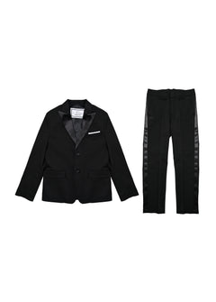 Daniele Alessandrini Giacca con Pantaloni Nero per Bambini