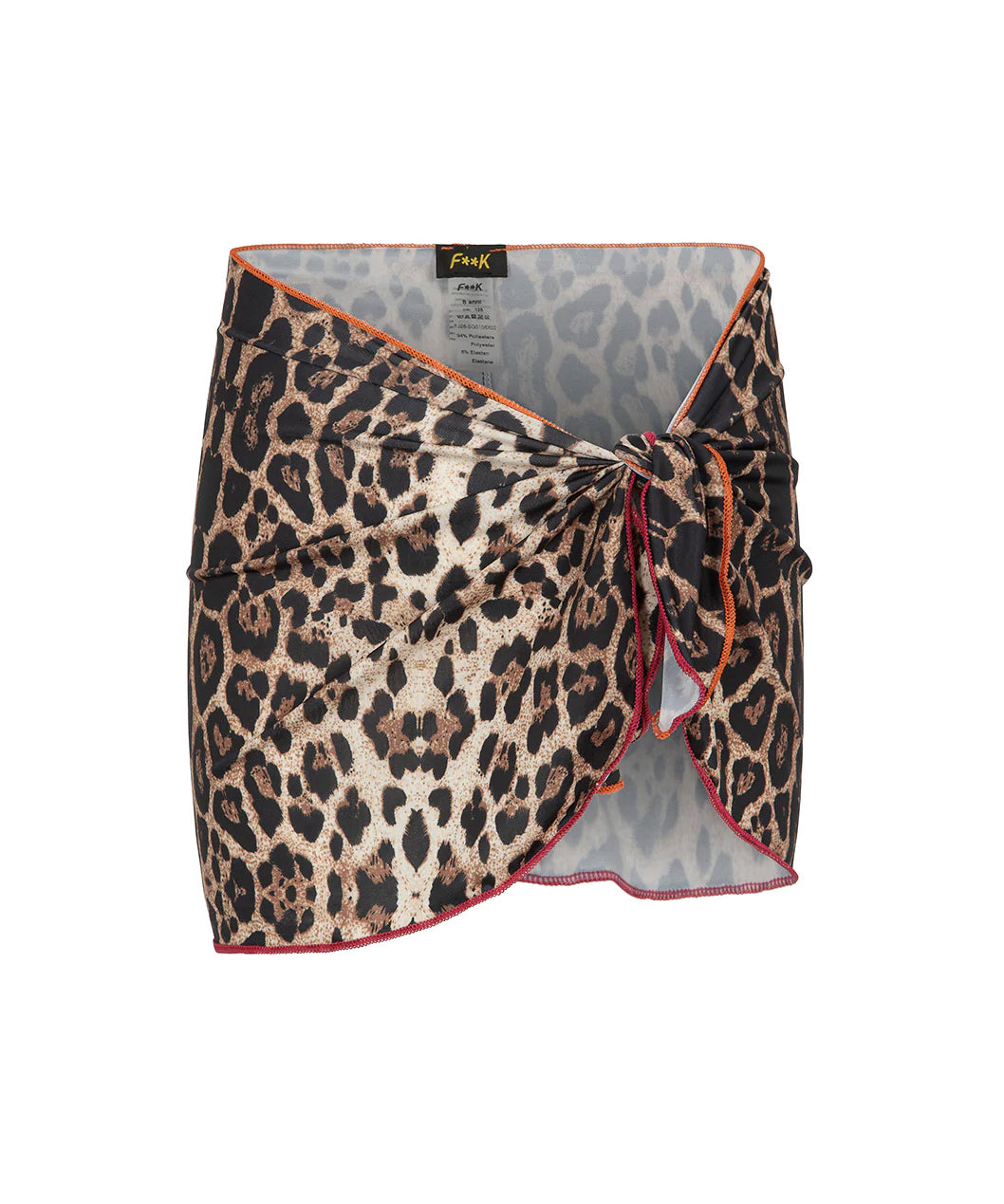 F**K Kids Pareo Fantasia Leopardato per Bambine