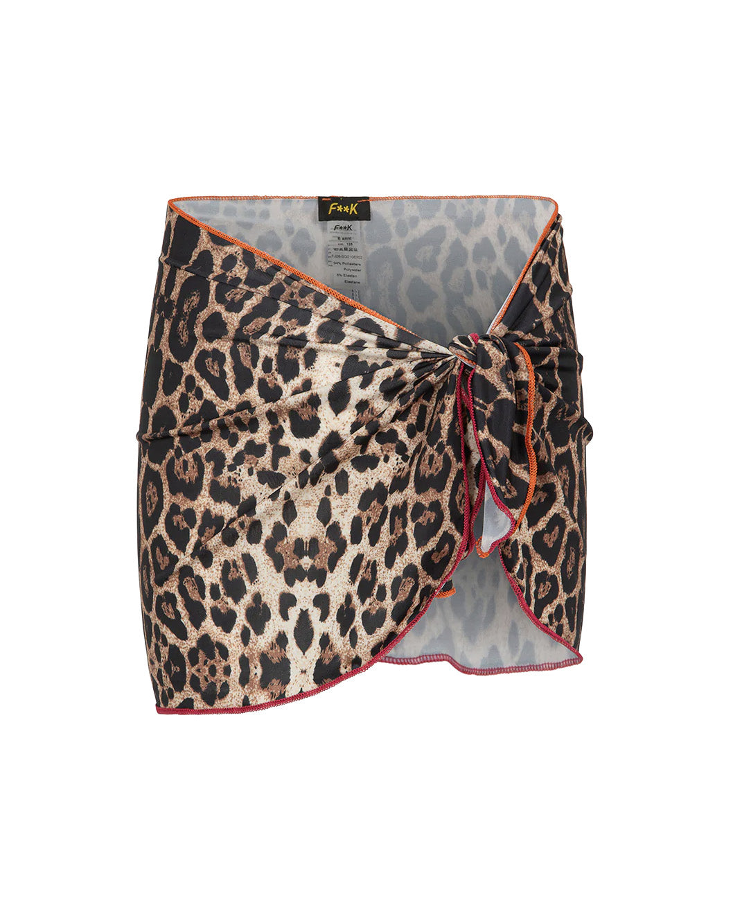 F**K Kids Pareo Fantasia Leopardato per Bambine