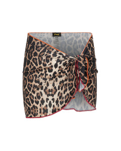 F**K Kids Pareo Fantasia Leopardato per Bambine