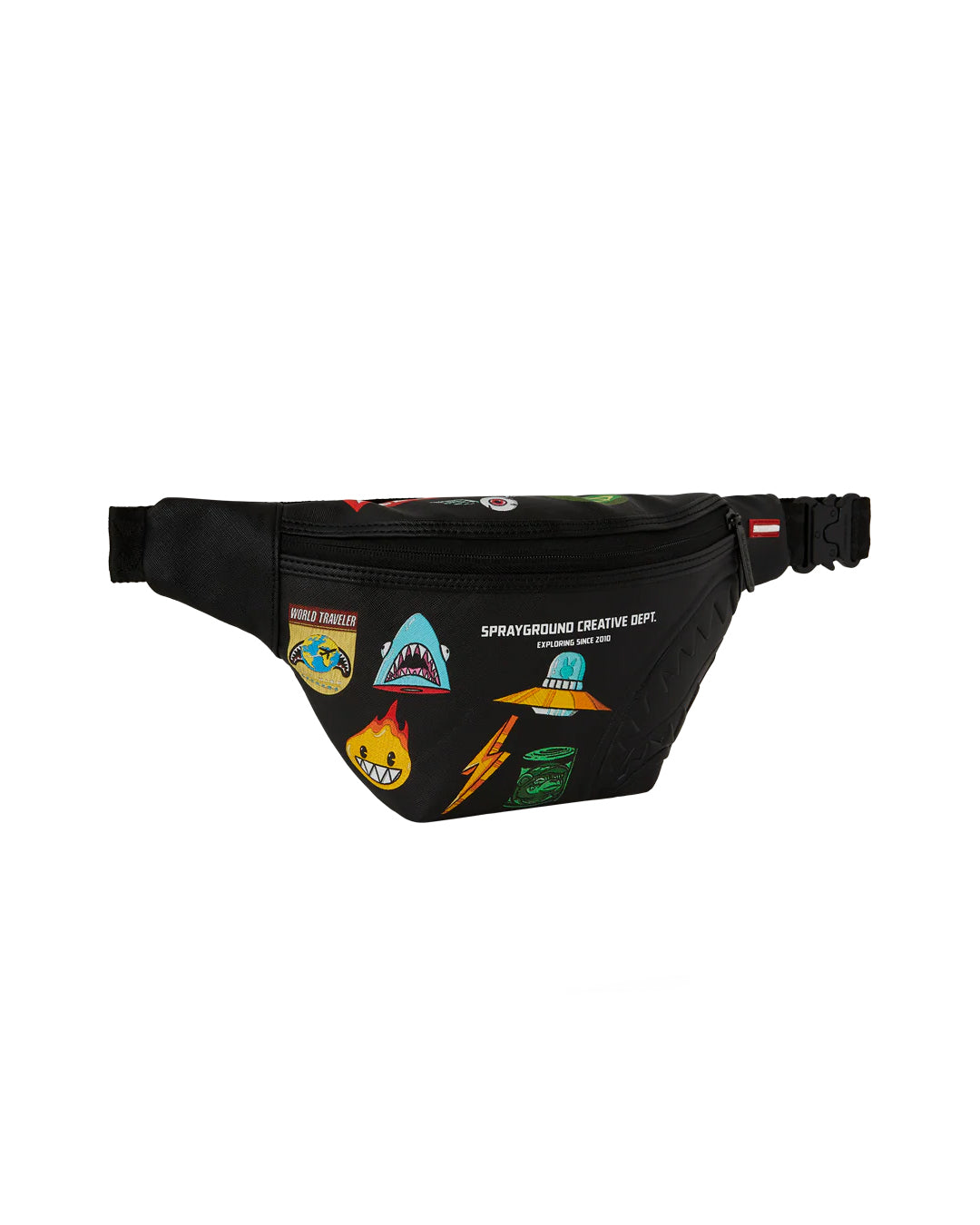 Sprayground Kids Marsupio Nero Regolabile per Bambini