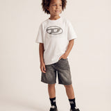 Diesel Kids Bermuda in Denim Scuro per Bambini