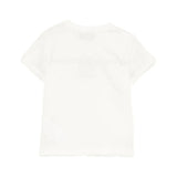 Moschino Kids T-Shirt Bianca con Stampa Logo per Bambini