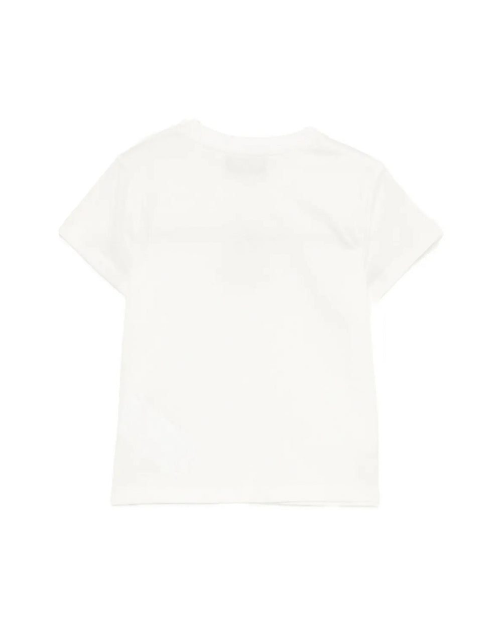 Moschino Kids T-Shirt Bianca con Stampa Logo per Bambini