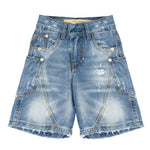 Yes London Kids Short in Denim per Bambini