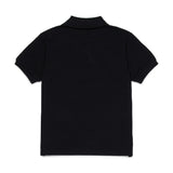 Dsquared2 Kids Polo Shirt Nera Regular Fit con Logo per Bambini