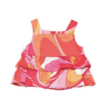 Emilio Pucci Kids Top Multicolor con Bottoni per Neonate