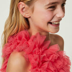 Twinset Kids Top Monospalle a Balze 