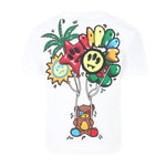 Barrow Kids T-shirt Bianca con Stampa Retro per Bambine