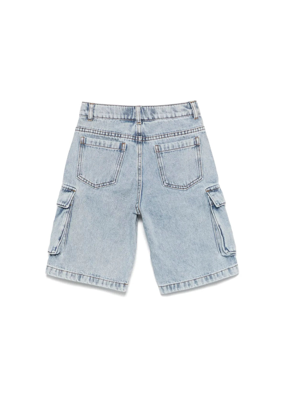 Moschino Kids Bermuda Denim con Stampa Toy per Bambini (retro)
