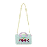 Effek Mini Borsa da Mare Fantasia a Righe per Bambine