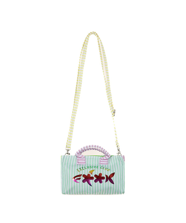 Effek Mini Borsa da Mare Fantasia a Righe per Bambine