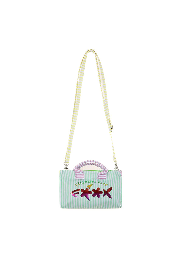 Effek Mini Borsa da Mare Fantasia a Righe per Bambine
