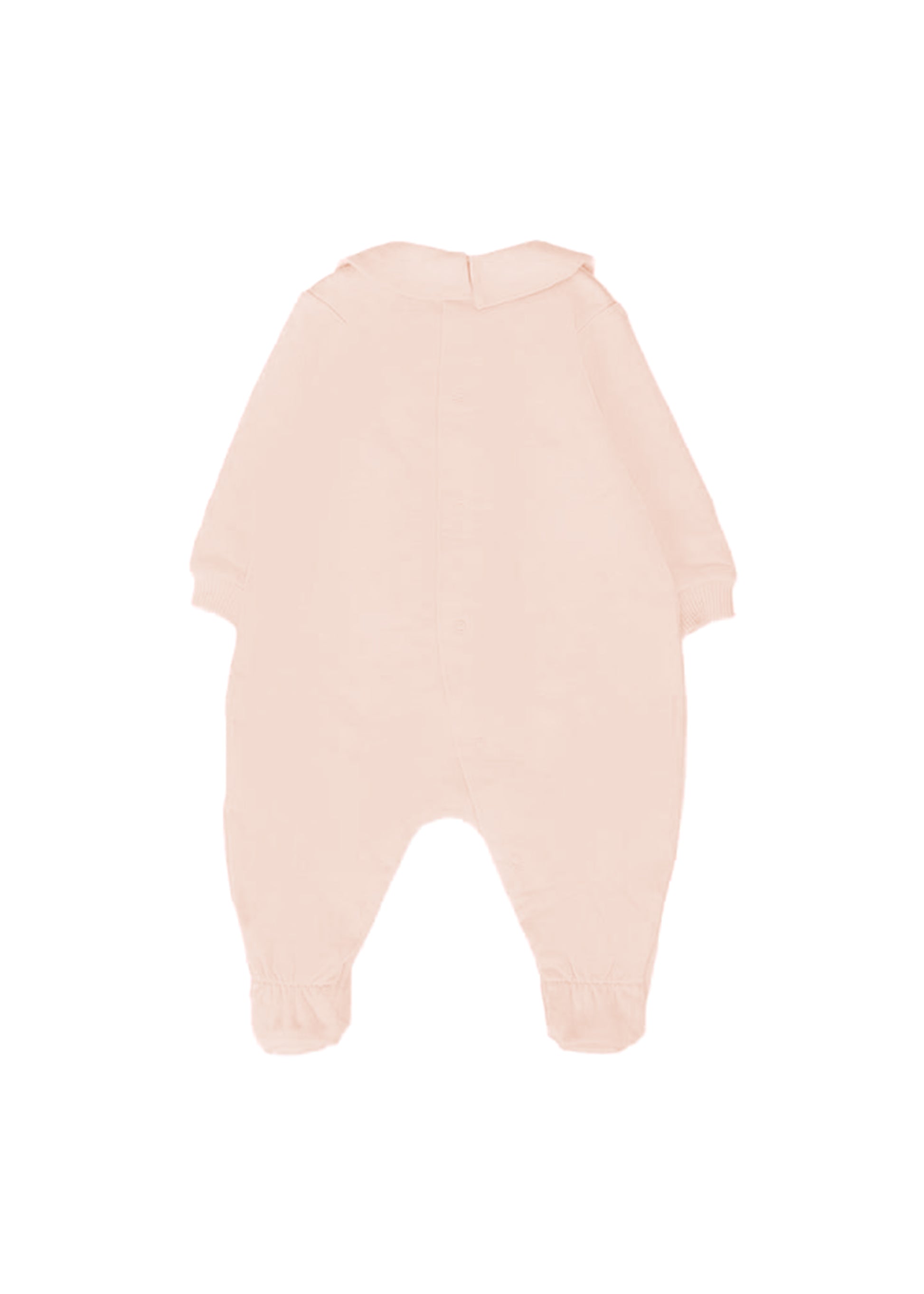 Moschino Kids Tutina Beige con Logo Teddy per Neonati