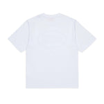 Diesel Kids T-shirt Bianca con Stampa Logo Oval Unisex per Bambini