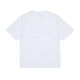 Diesel Kids T-shirt Bianca con Stampa Logo Oval Unisex per Bambini