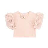 Angel's Face Kids Top Rosa Cipria con Tulle per Bambine